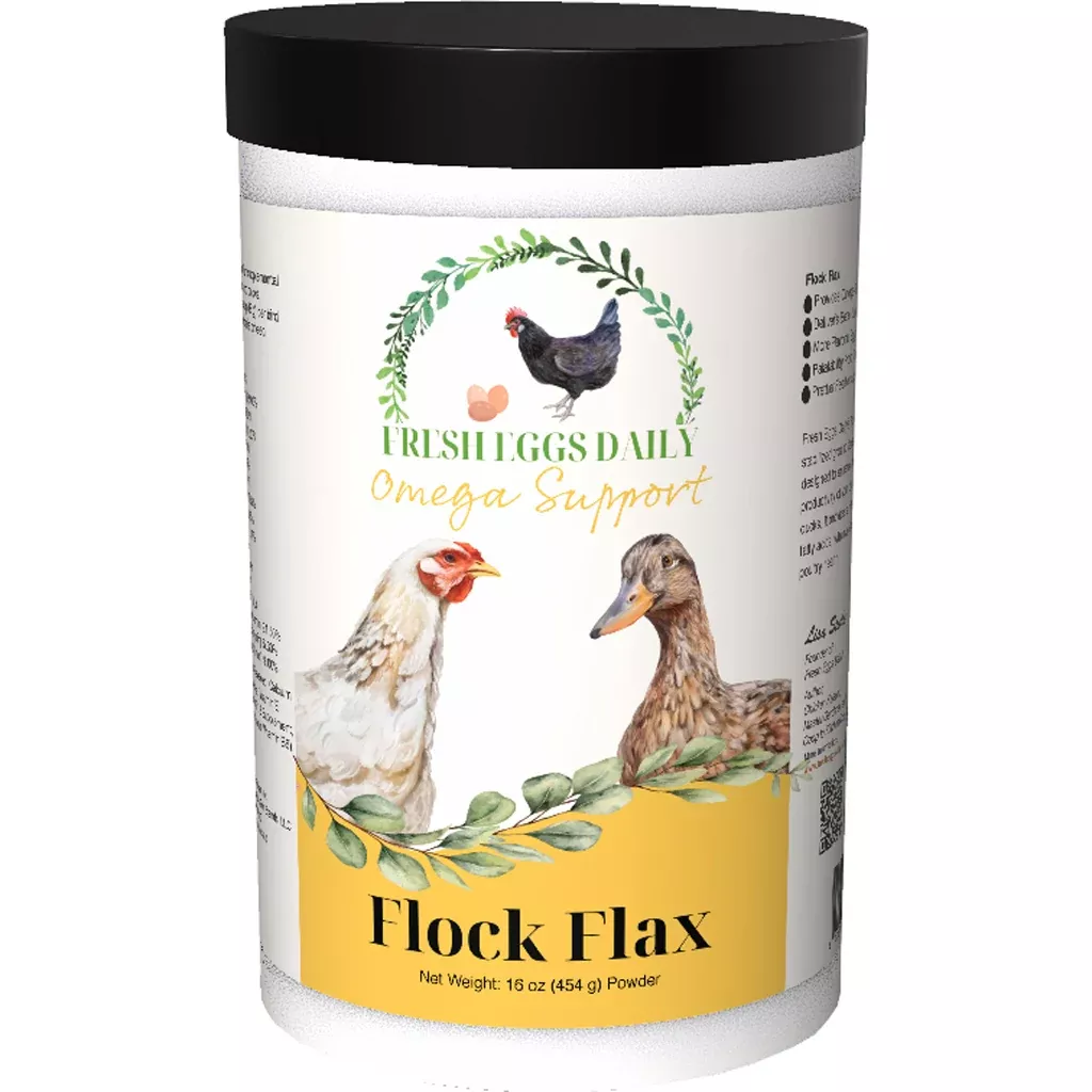 Fresh Eggs Daily Flock Flax Omega Support, 1 lb