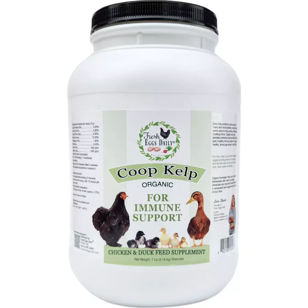Fresh Eggs Daily Organic Coop Kelp for Immune Support, 7 lb