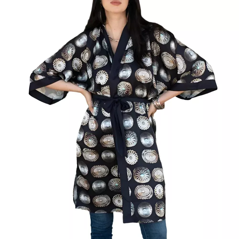 Fringe Scarves "Big Concho" Kimono Robe