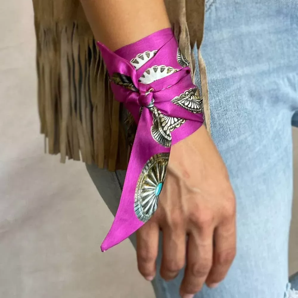 Fringe Scarves "Big Concho" Twilly