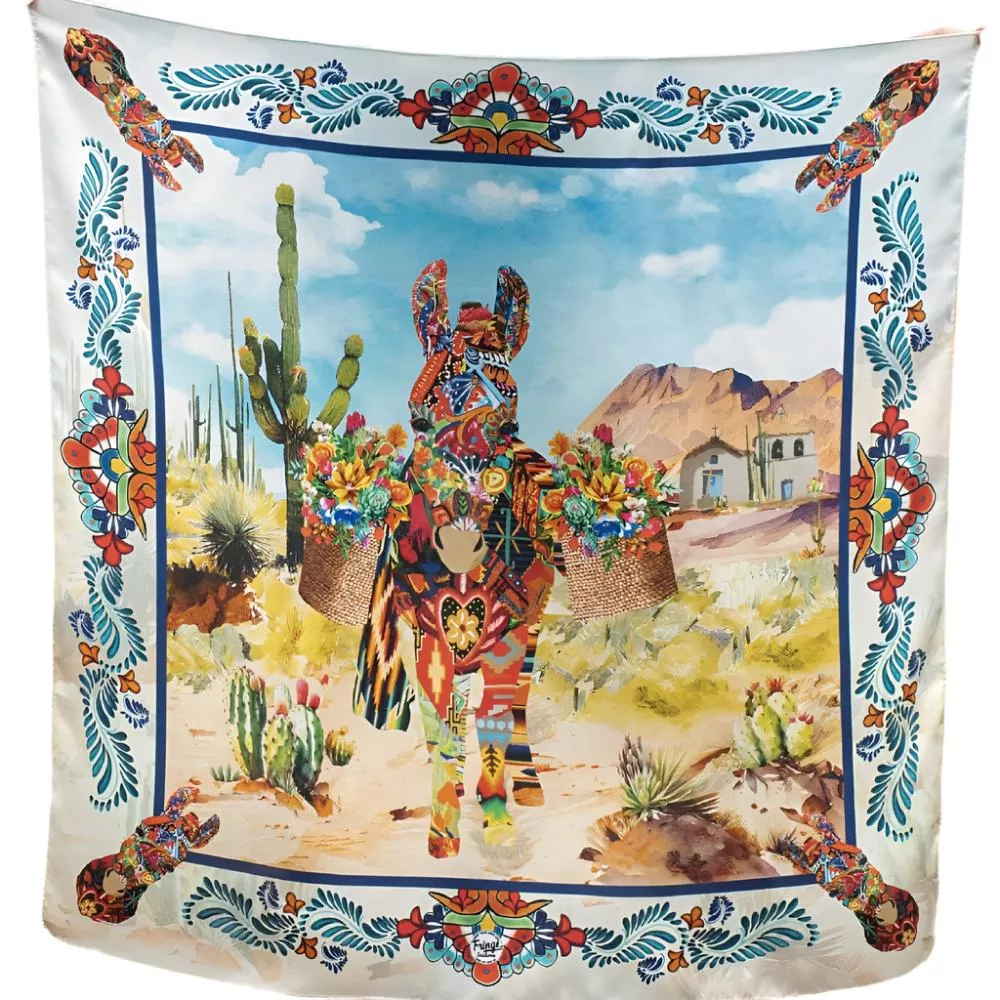Fringe Scarves "Fernando The Burro" Short Wild Rag
