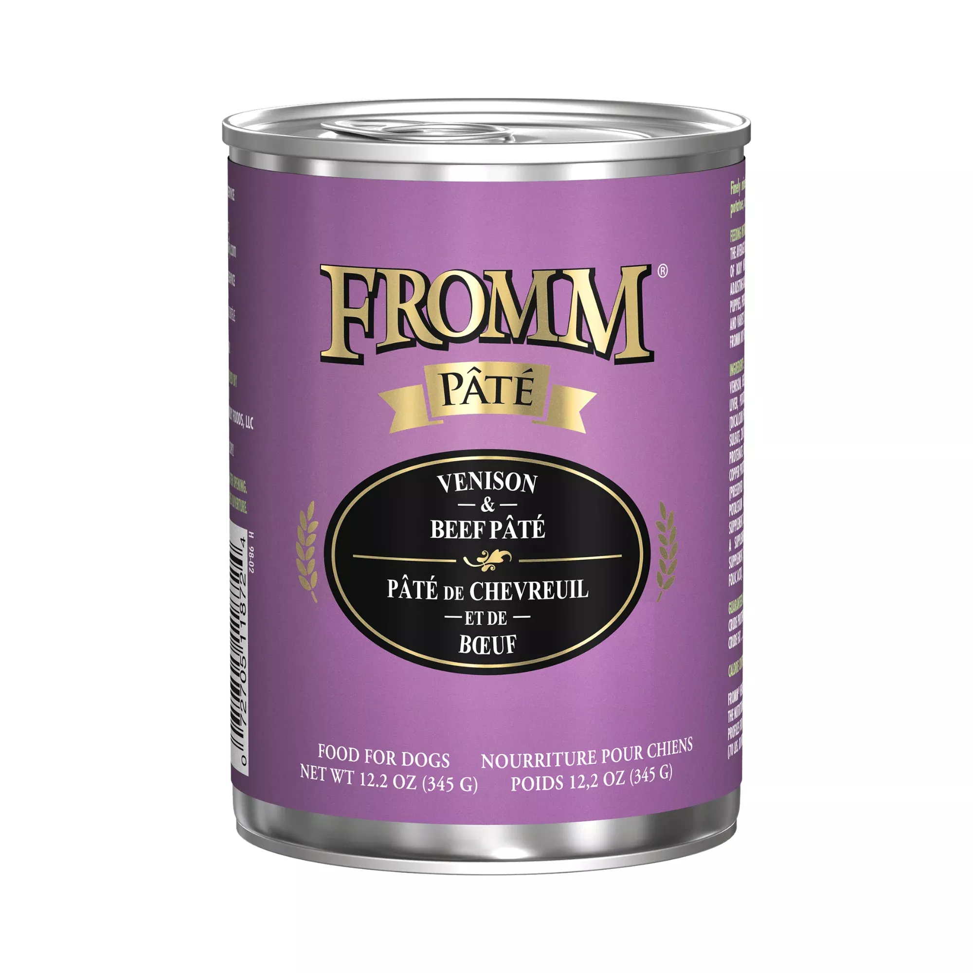 Fromm Venison and Beef Pate Wet Dog Food
