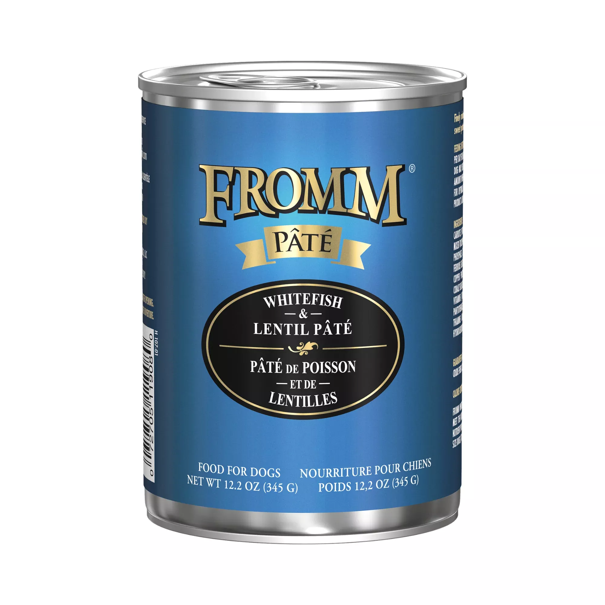 Fromm Whitefish and Lentil Pate Wet Dog Food
