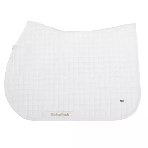 Full Size Back On Track No. 1 All Purpose Saddle Pad White