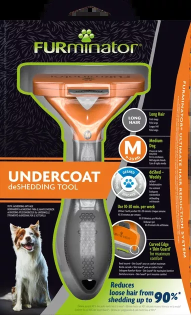 Furminator Undercoat Deshedding Tool For Long Haired Dogs