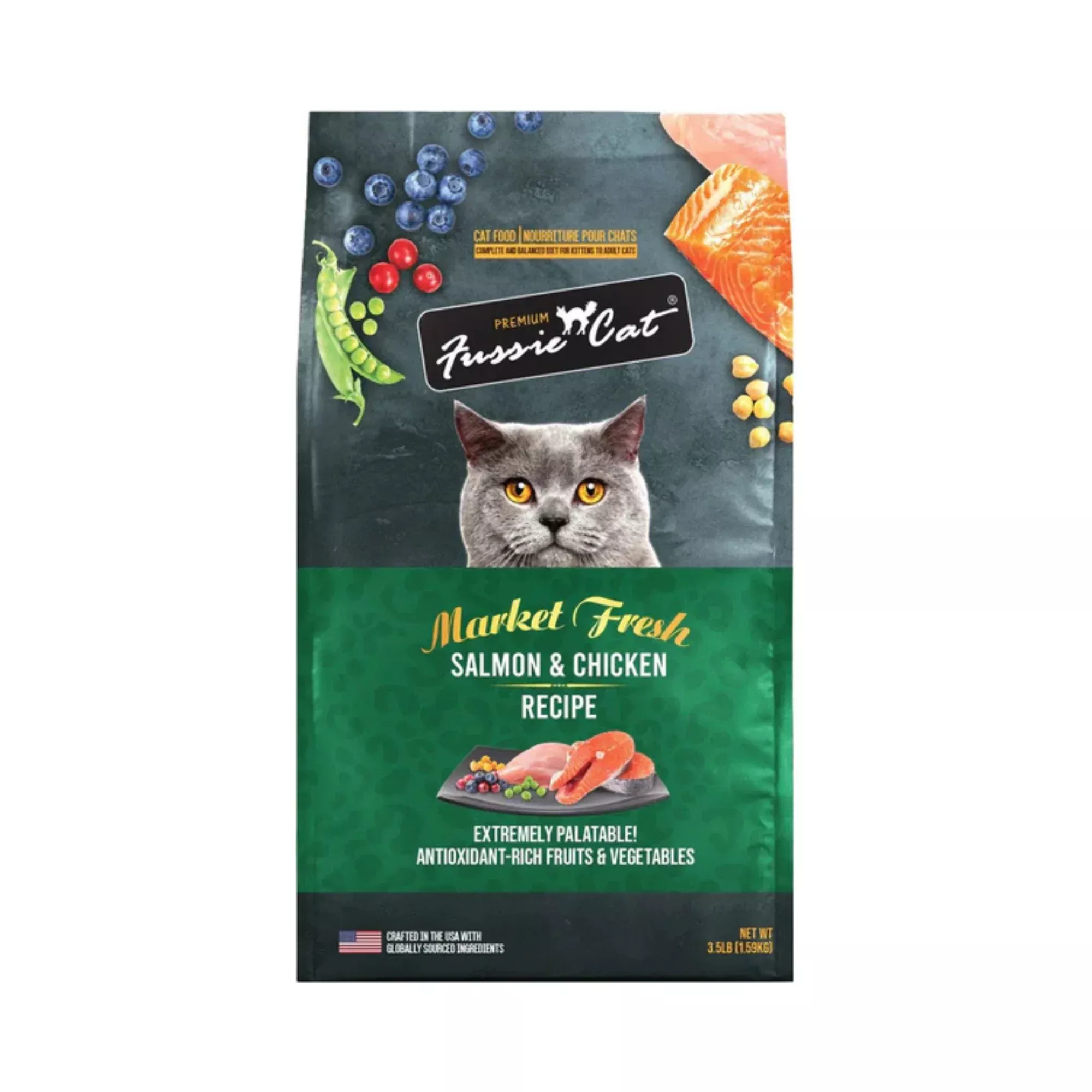 Fussie Cat Salmon & Chicken Dry Cat Food