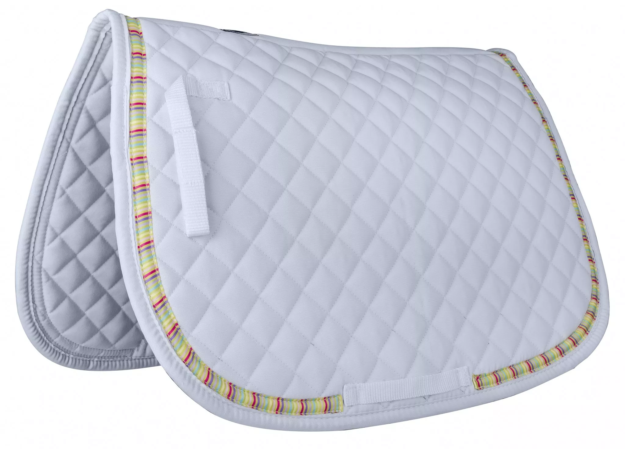 Gatsby Ribbon All-Purpose Saddle Pad- Stripes