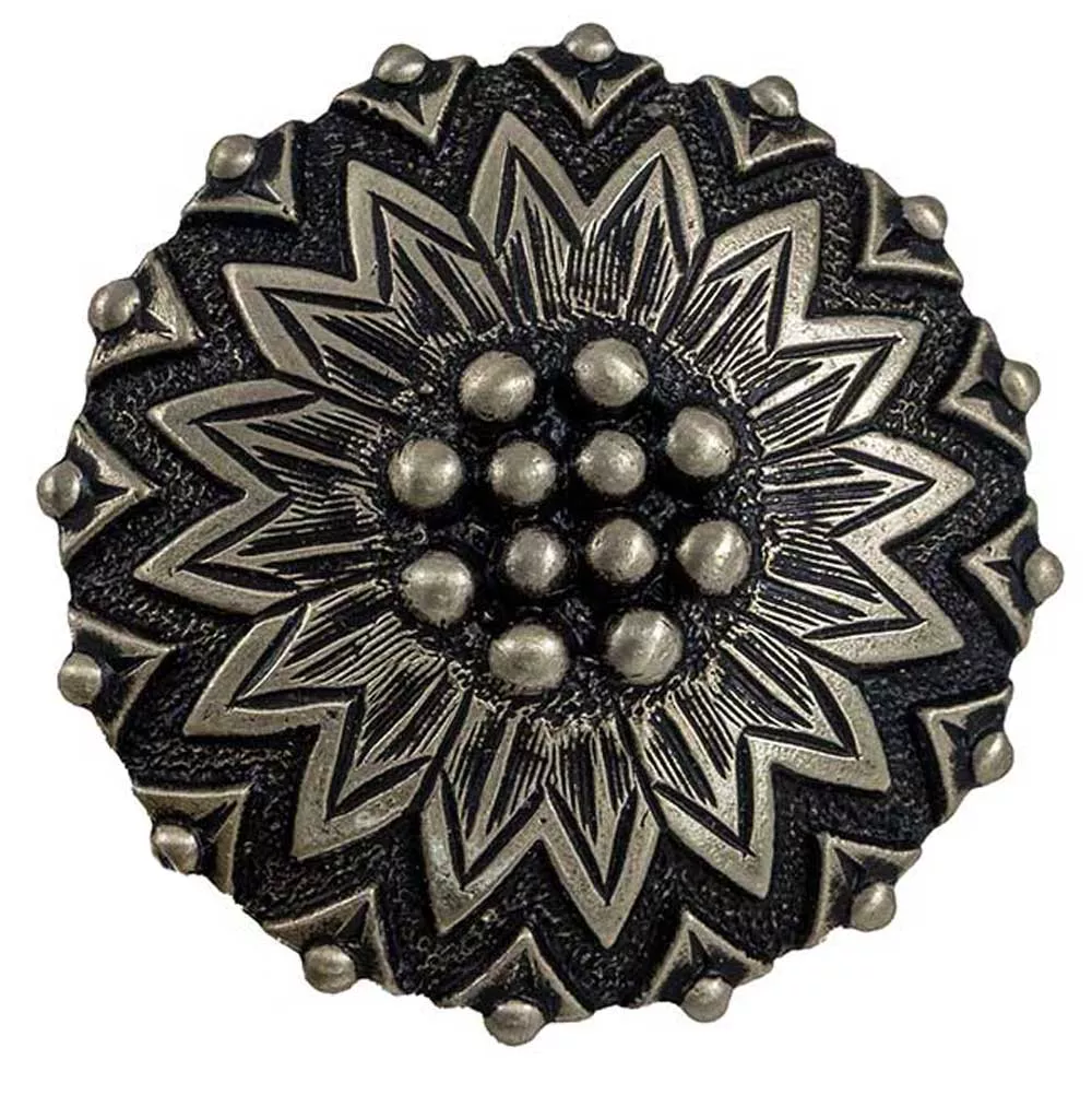 Geometric Flower Concho