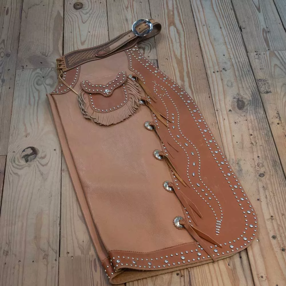 Glen Wylie Western Snake Batwing Chaps