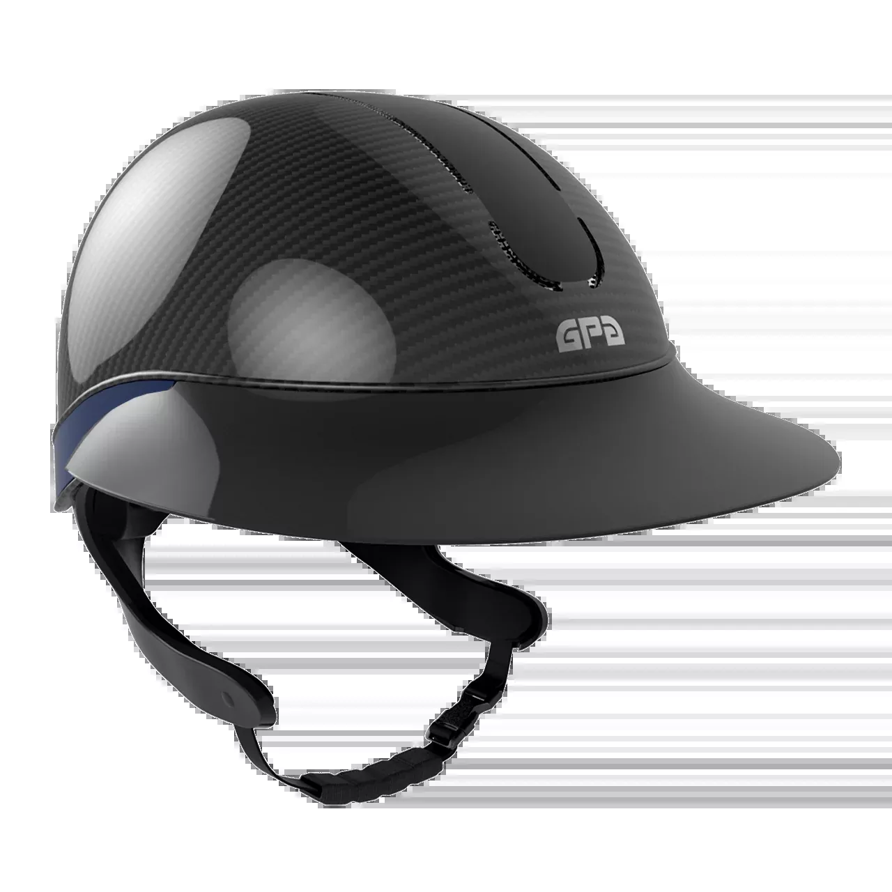 Global First Lady Carbon Shiny TLS Riding Helmet