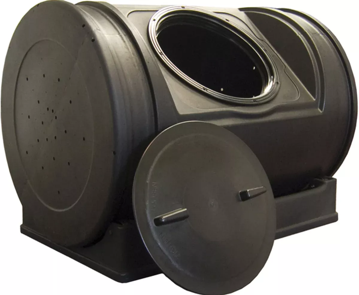 Good Ideas Compost Wizard Jr. Composter, Black, 7 cu ft