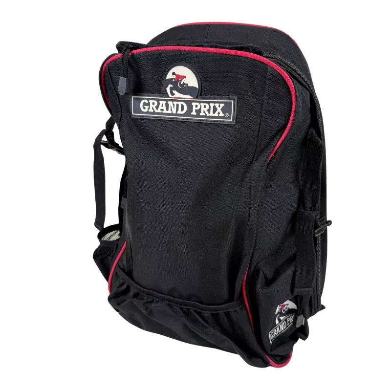 Grand Prix Rider's Backpack in Black/Red - One Size