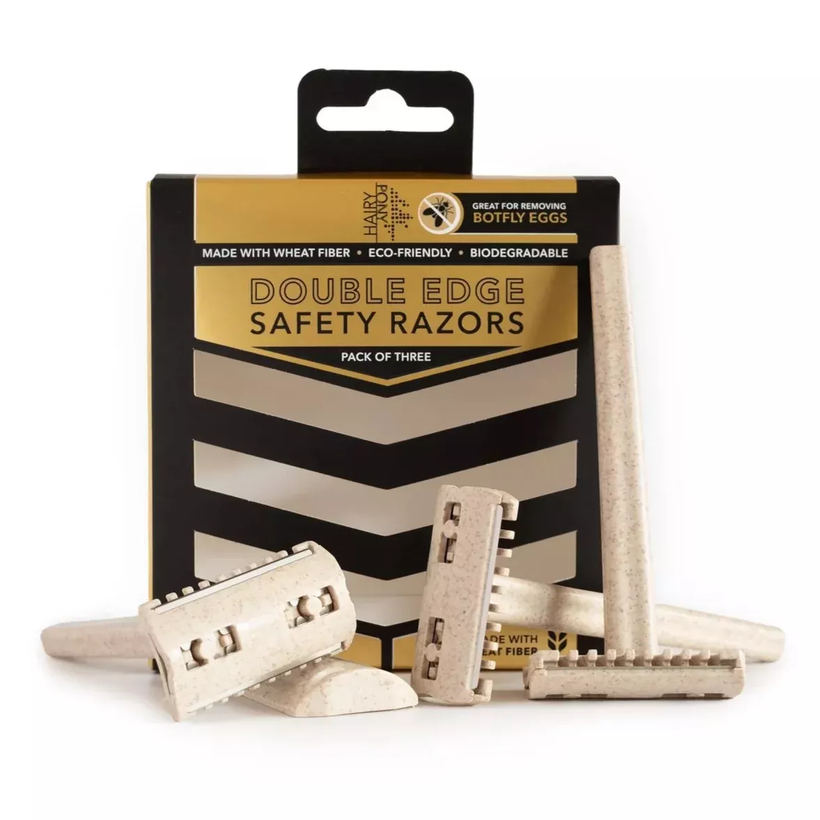 Hairy Pony Double Edge Safety Razors 3 pack