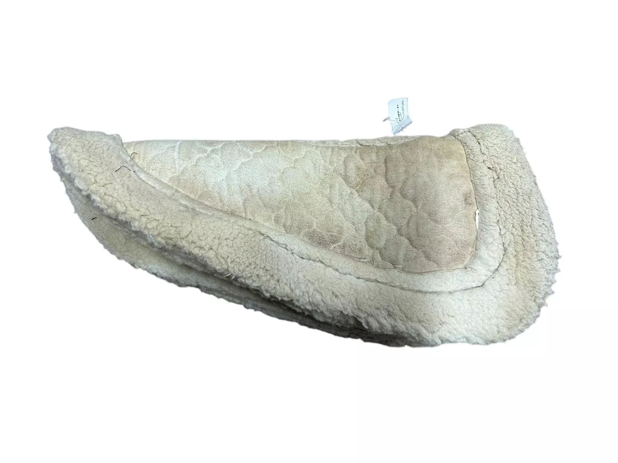Half pad w/ wither cutout - White - Spine 21 1/2" - USED