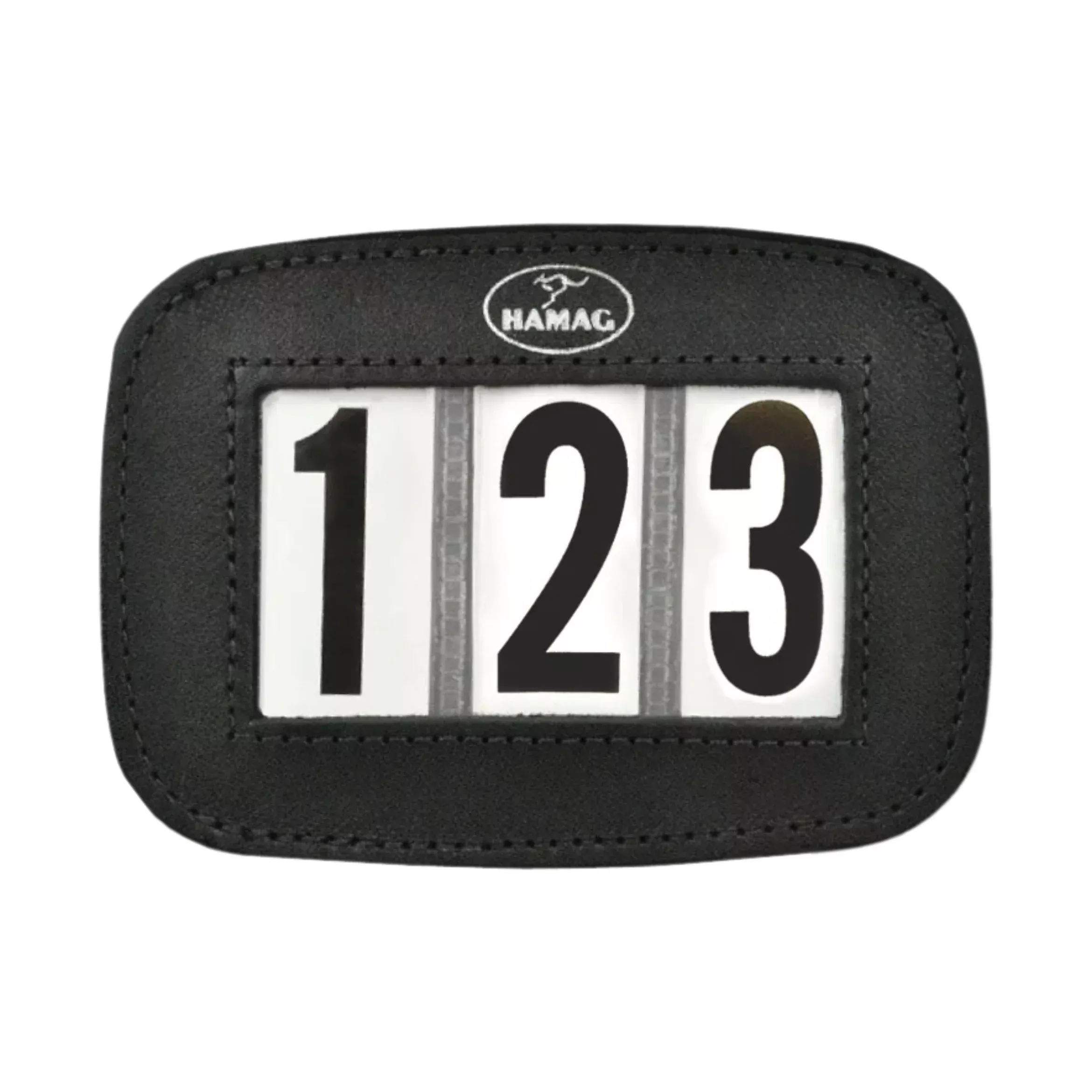 Hamag Leather Bridle Number Holders