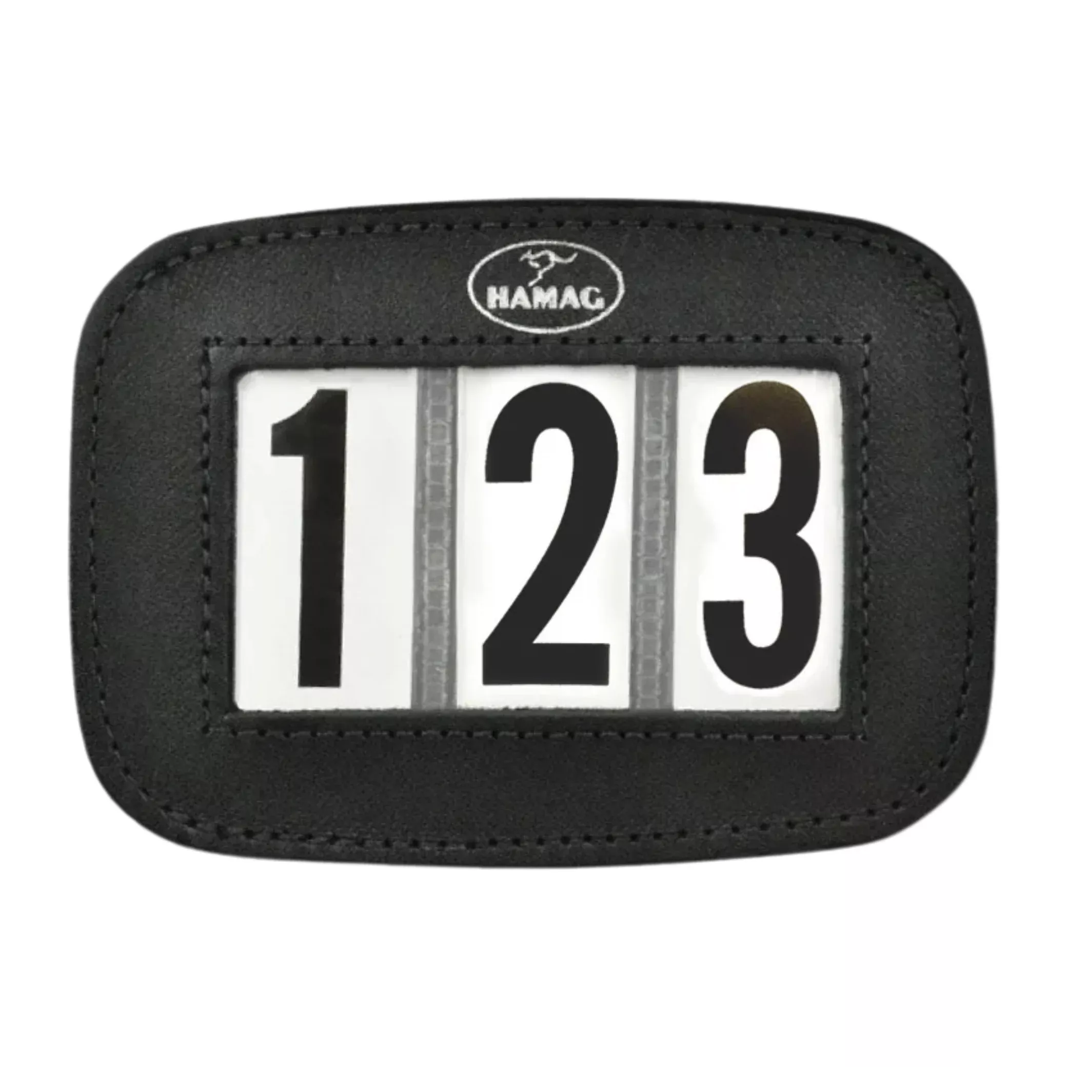 Hamag Leather Saddle Cloth Number Holders