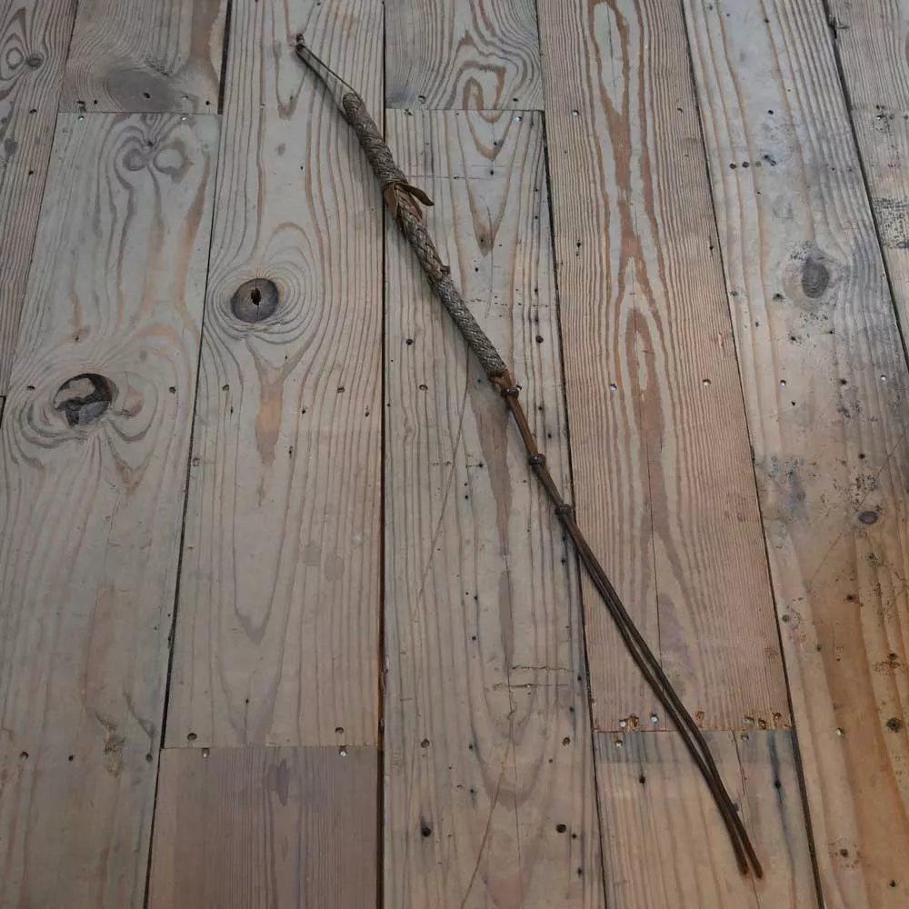 Handmade 38" Rawhide Hand Quirt