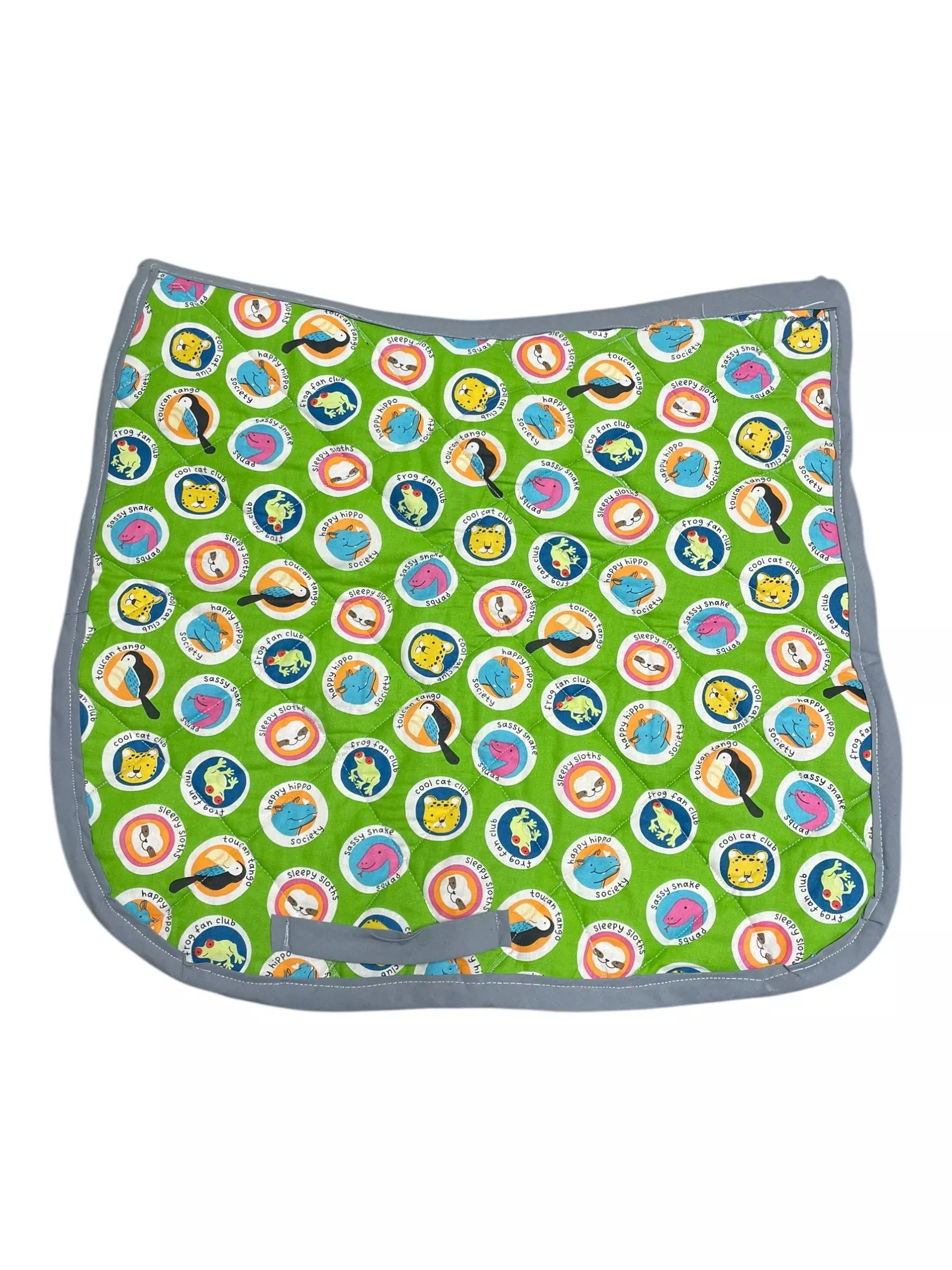 Handmade DR Pad - Green/Animals - Approx F/S - USED