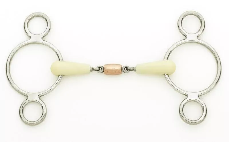 Happy Mouth 3 Ring Gag Copper - 4inch