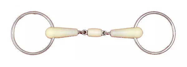 Happy Mouth Double Jointed Loose Ring with Roller Mouth Bit