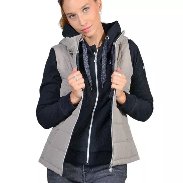 Harcour Boheme Body Warmer Taupe