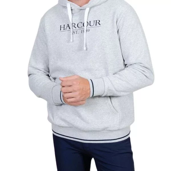 Harcour Mens Swiss Sweater Grey