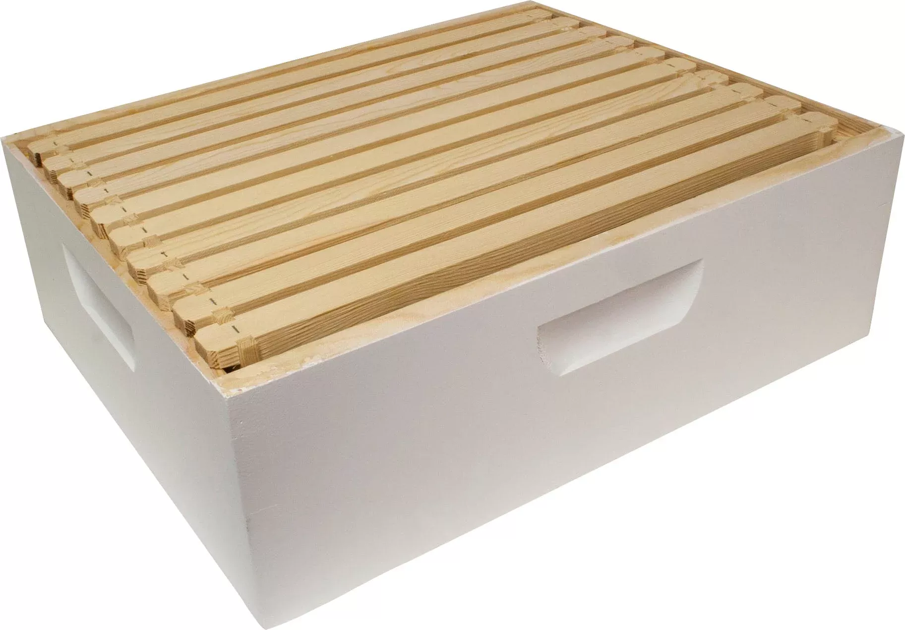 Harvest Lane Honey Medium Box Painted W/ 10 Frames & Foundation