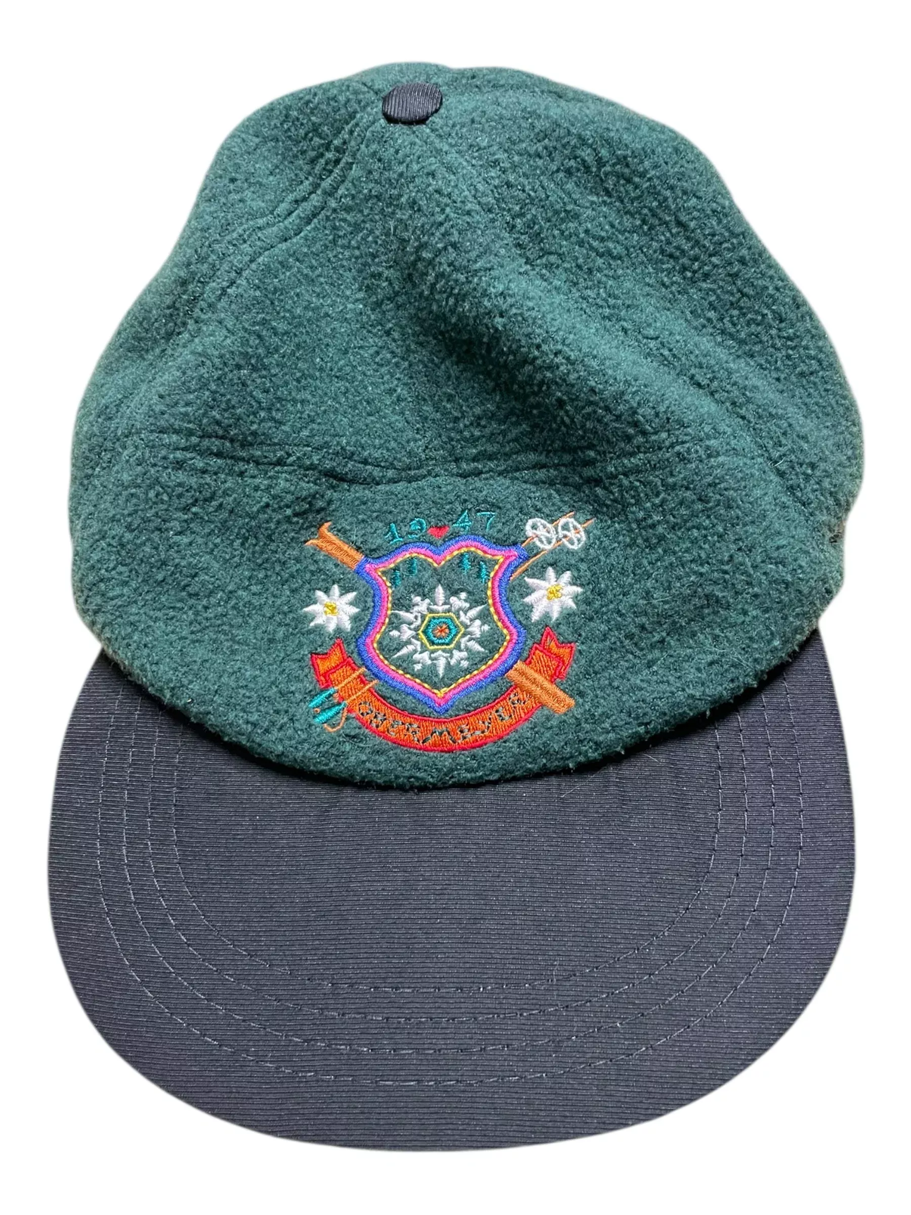 Hat - Hunter Green/Design - S/M - USED