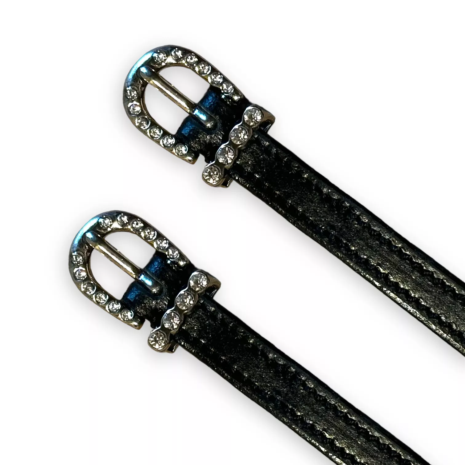 HDR Crystal Bling Spur Straps-MISSING CRYSTAL