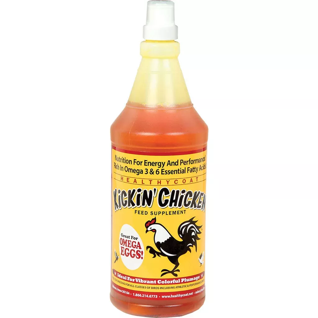 HealthyCoat Kickin' Chicken Food Supplement 1 Quart