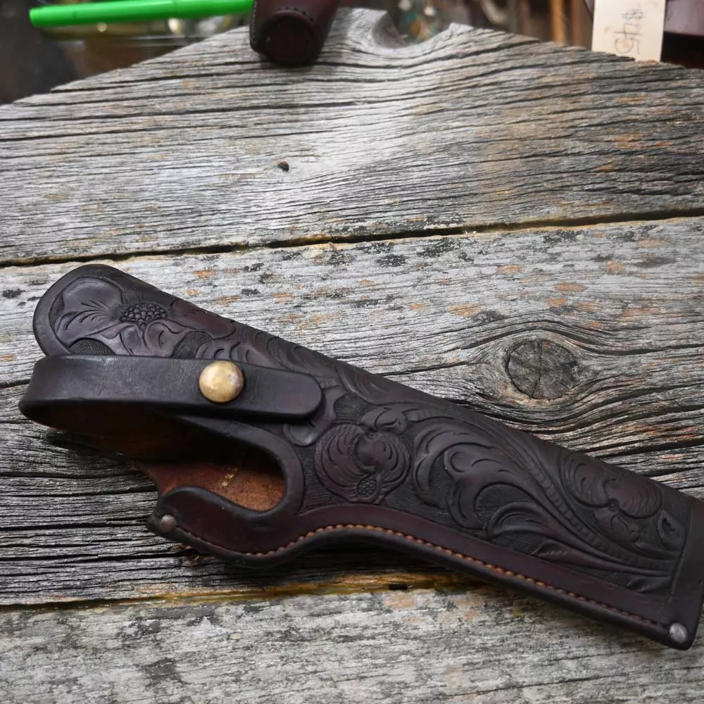 HH Heiser Denver Colo.Fully Tooled Gun Holster