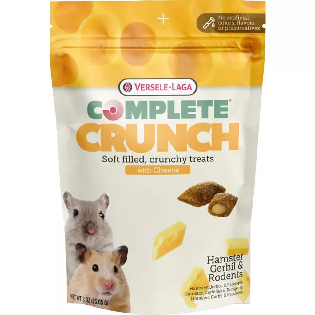 Higgins Complete Crunch Treats for Hamsters and Gerbils, Cheese, 3 oz