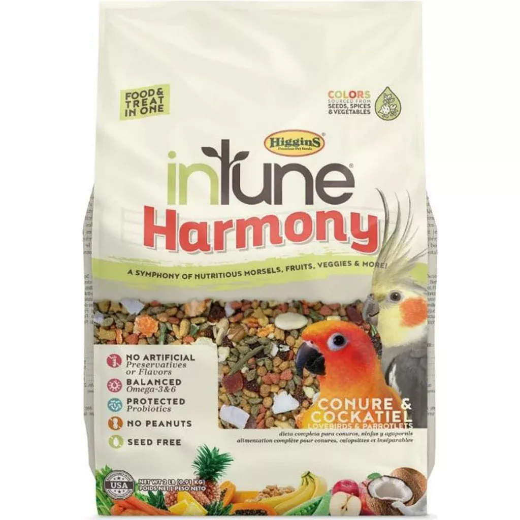 Higgins inTune Harmony Conure & Cockatiel Food 2 lb