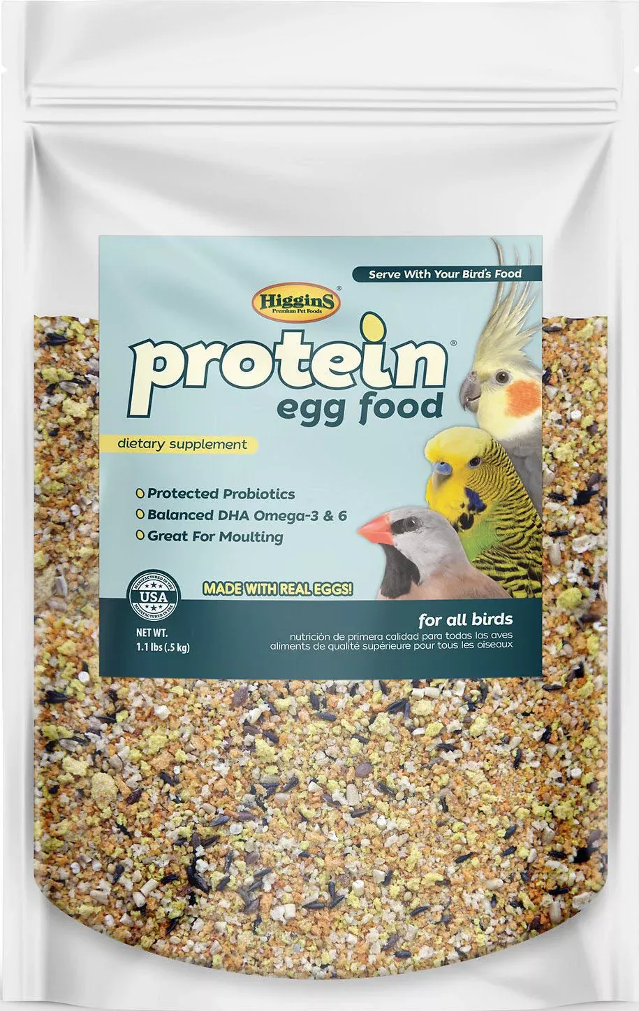 Higgins Protein Egg Food Dietary Supplement, 1.1 lb