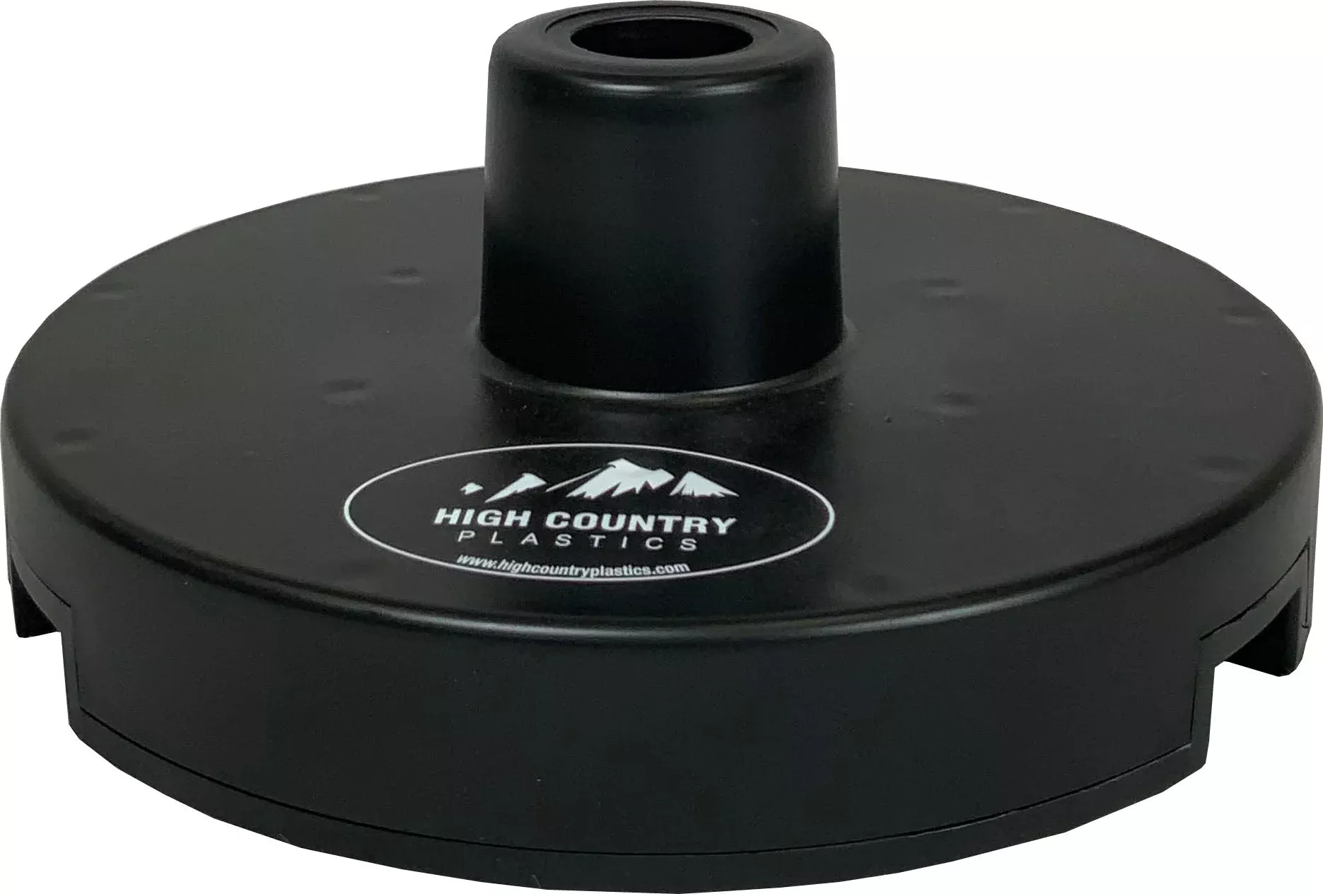 High Country Plastics Pole Bending Bases Black Set of 6