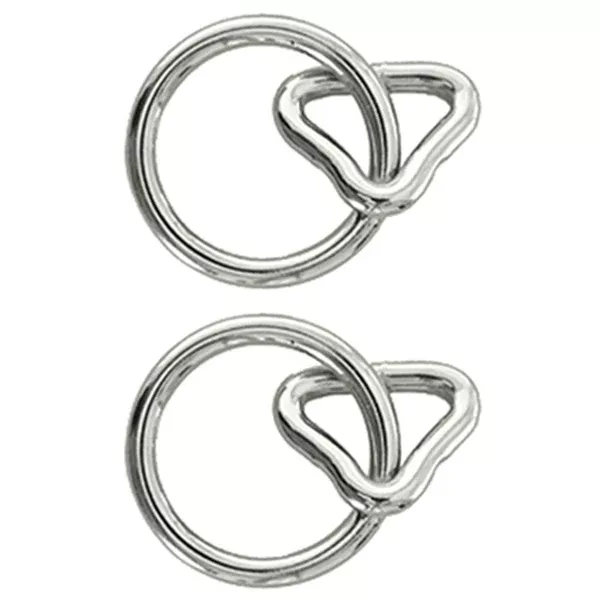 Hilason 1Inch Loop 1 1/4 Inch Ring Nickel Plated