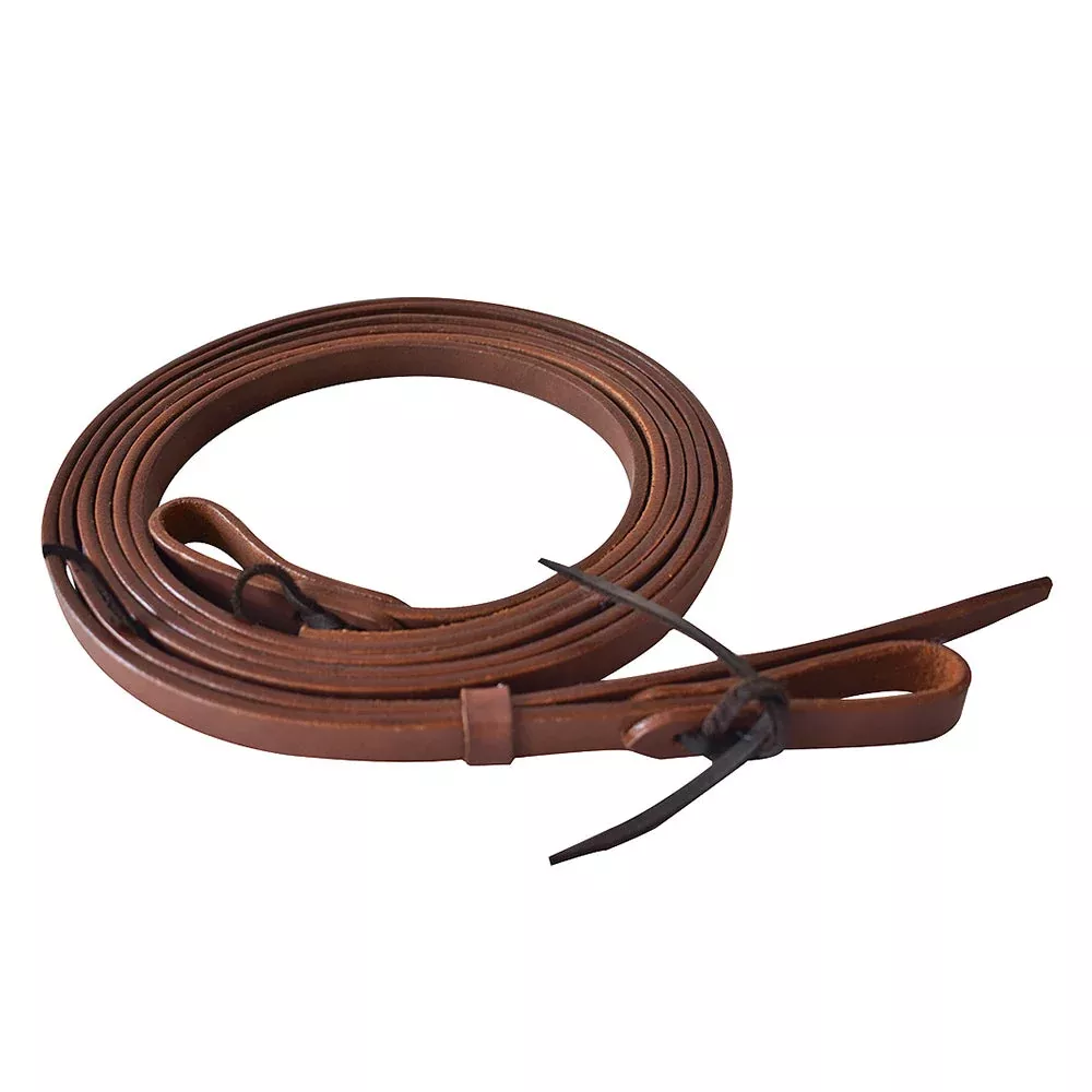 Hilason Horse Leather Split Reins 7 1/2Ft Regular Oil