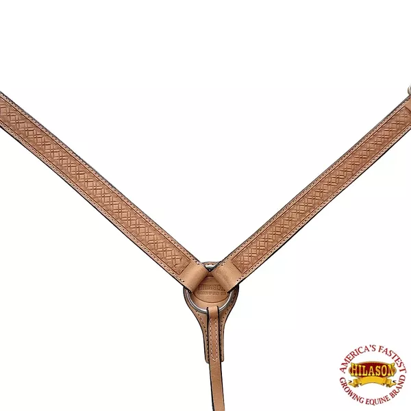 HILASON Western Horse Breast Collar American Leather Hand Tool