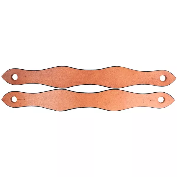 Hilason Western Leather Slobber Straps Oil Tan