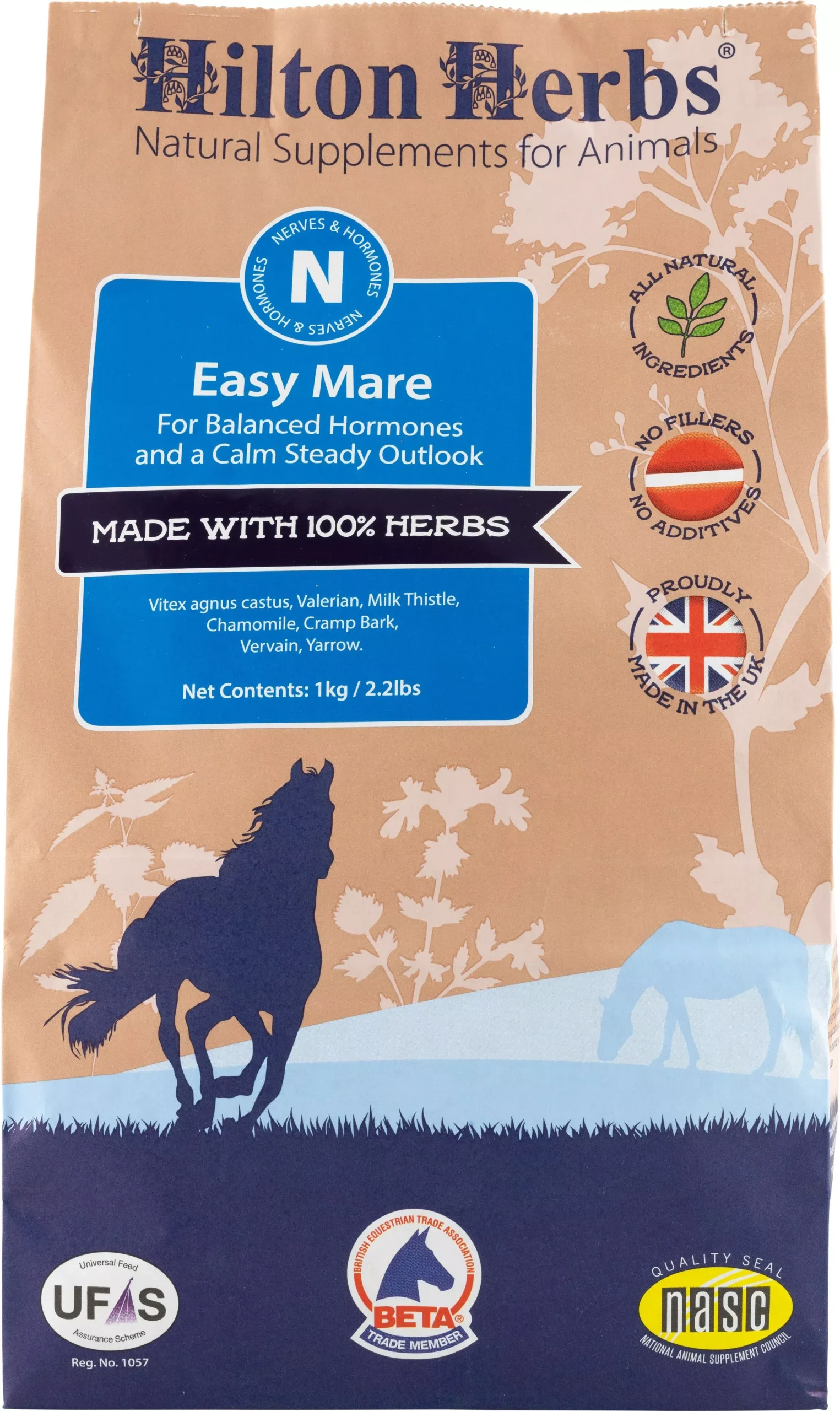 Hilton Herbs Easy Mare for Nerves & Hormones 2.2 Lb