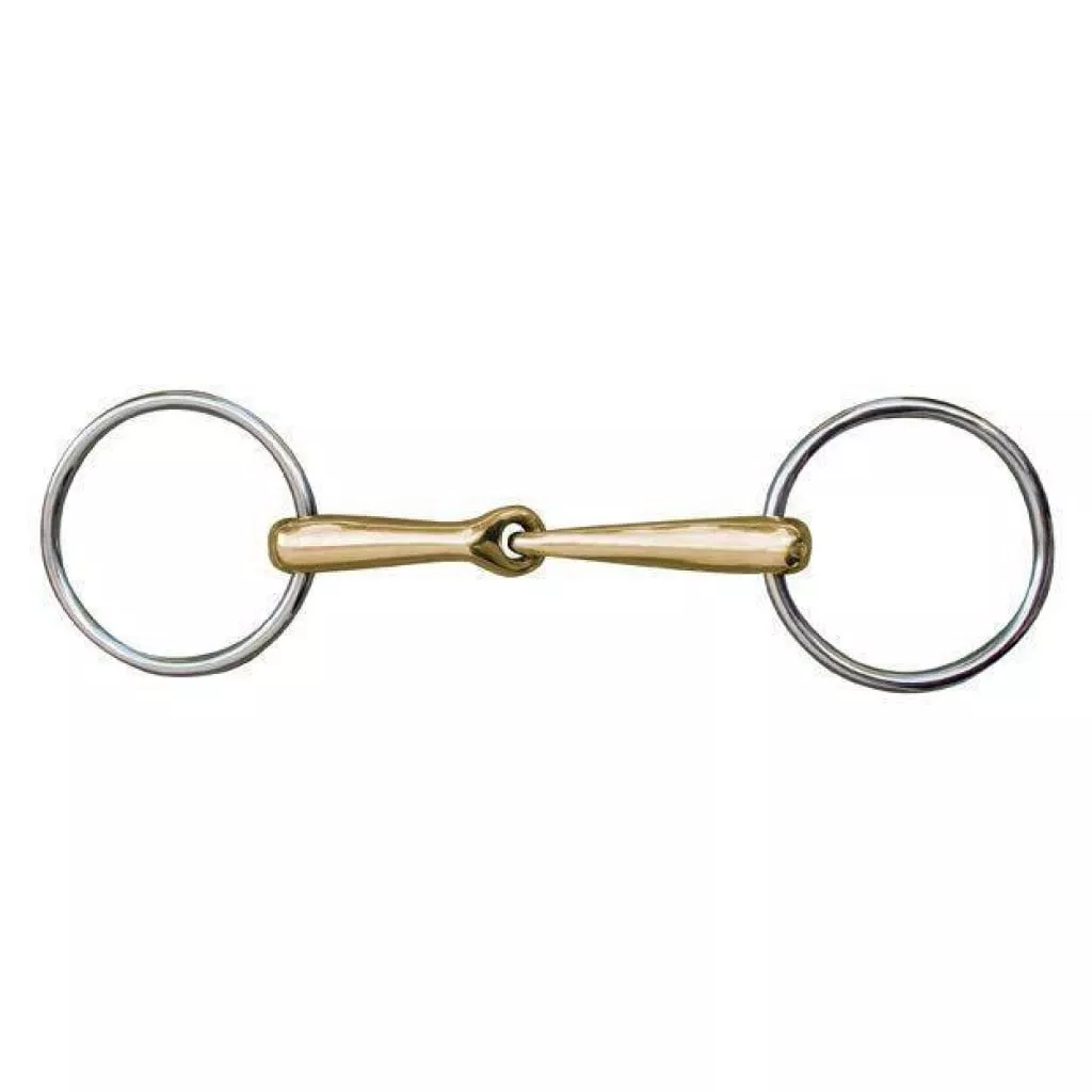HKM Anatomic Loose Ring Snaffle Bit 18mm with Argentan