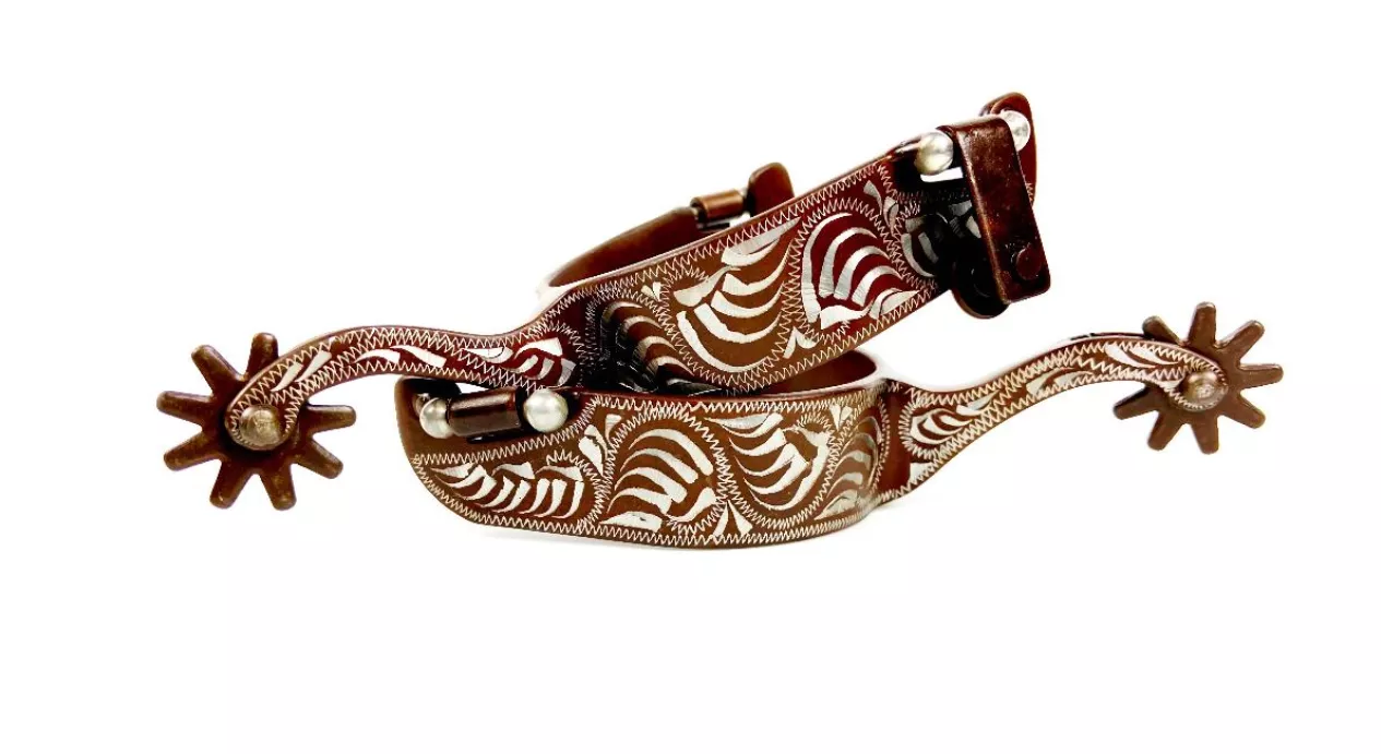 HKM Antique Show Stainless Steel Spurs