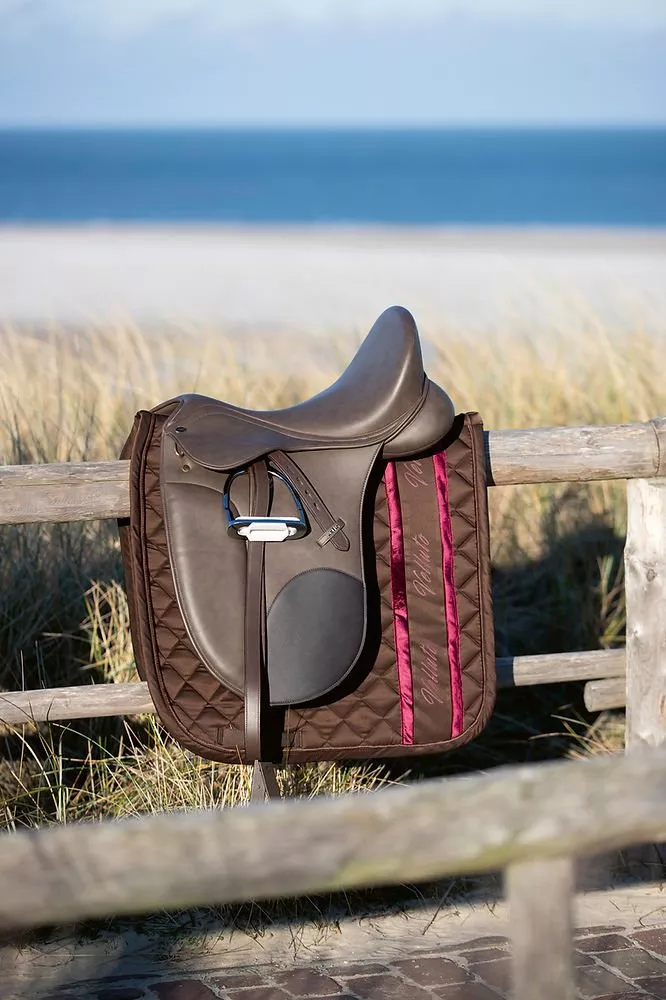 HKM Cavallino Marino Velluto Gloss Saddle Pad