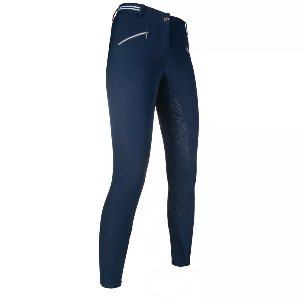 HKM Elemento Riding Breeches Silicone Full Seat Stripe