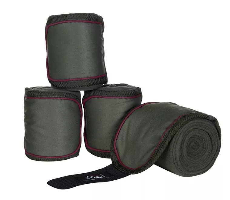 HKM Luxury Polo Fleece Wraps Forrest Green