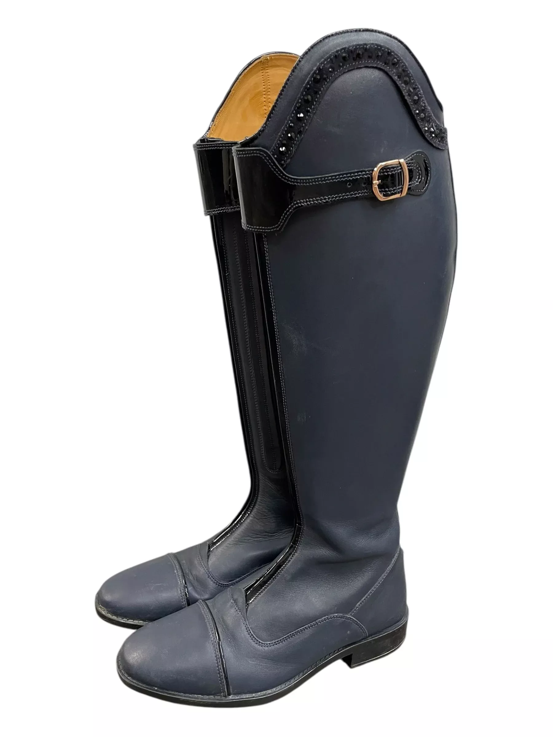HKM Trinity Dress Boots - Deep Blue - 41 (9.5) Regular/Regular - USED