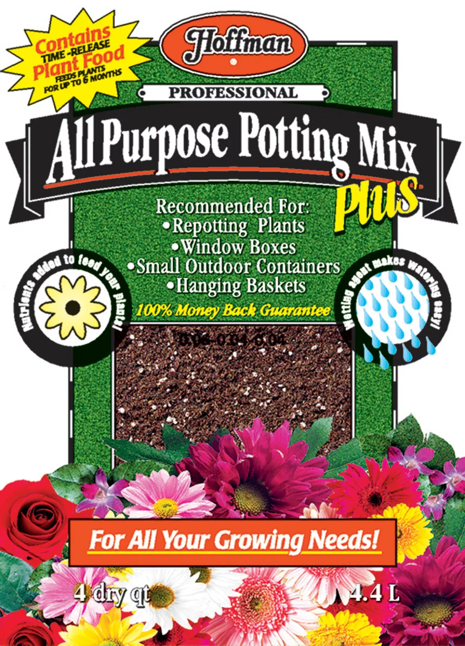 Hoffman All Purpose Potting Mix Plus 4 qt