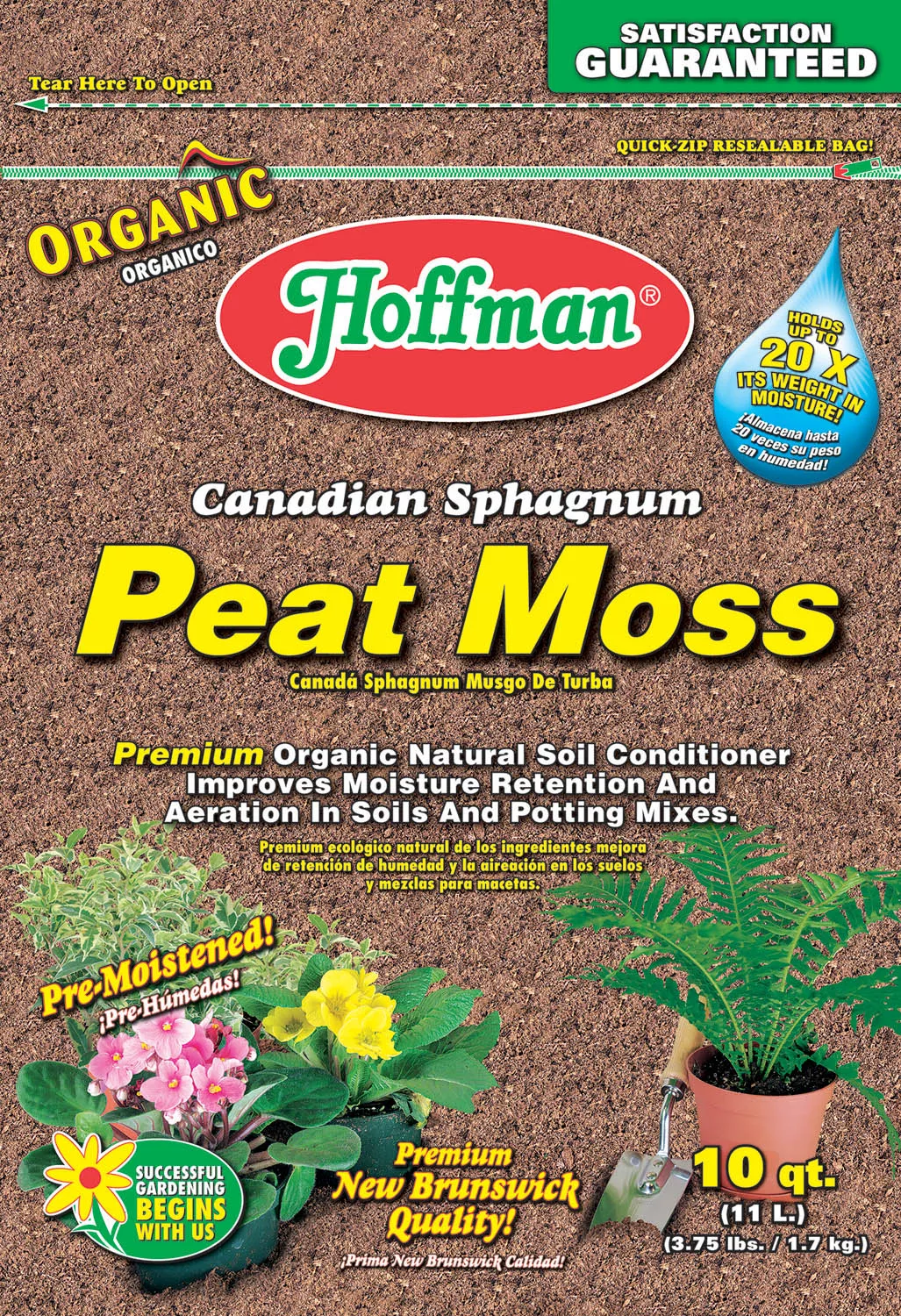 Hoffman Canadian Sphagnum Peat Moss 10 QT