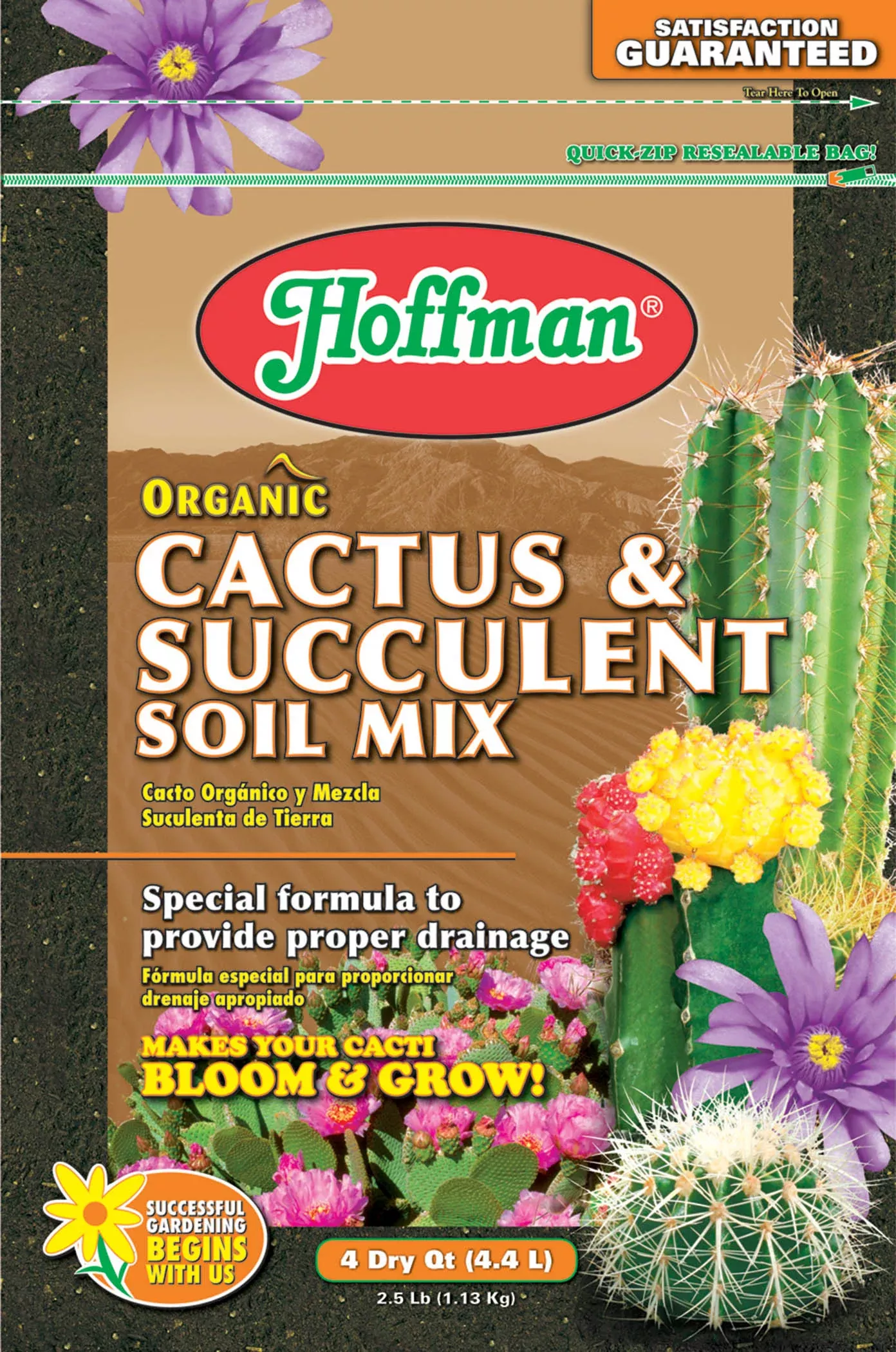 Hoffman Organic Cactus & Succulent Soil Mix, 4 QT