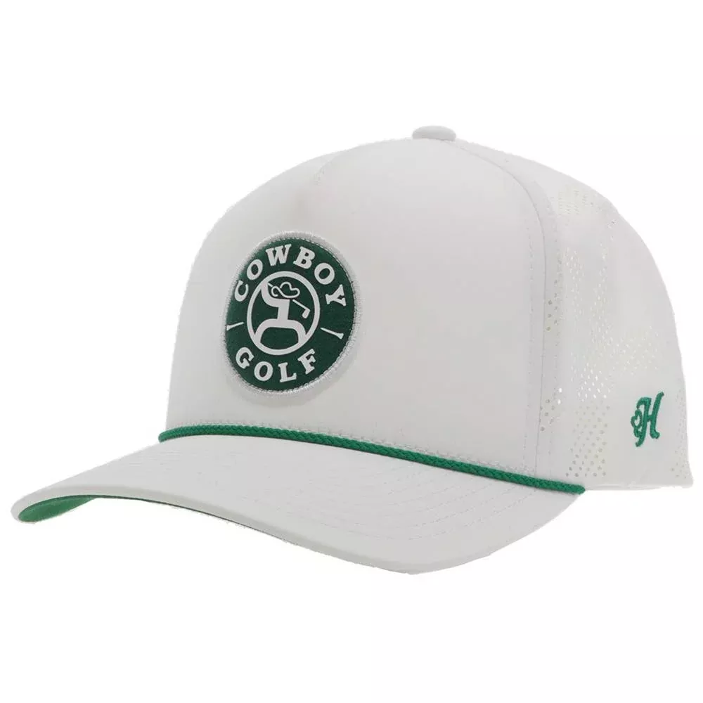 Hooey Cowboy Golf White Trucker Cap